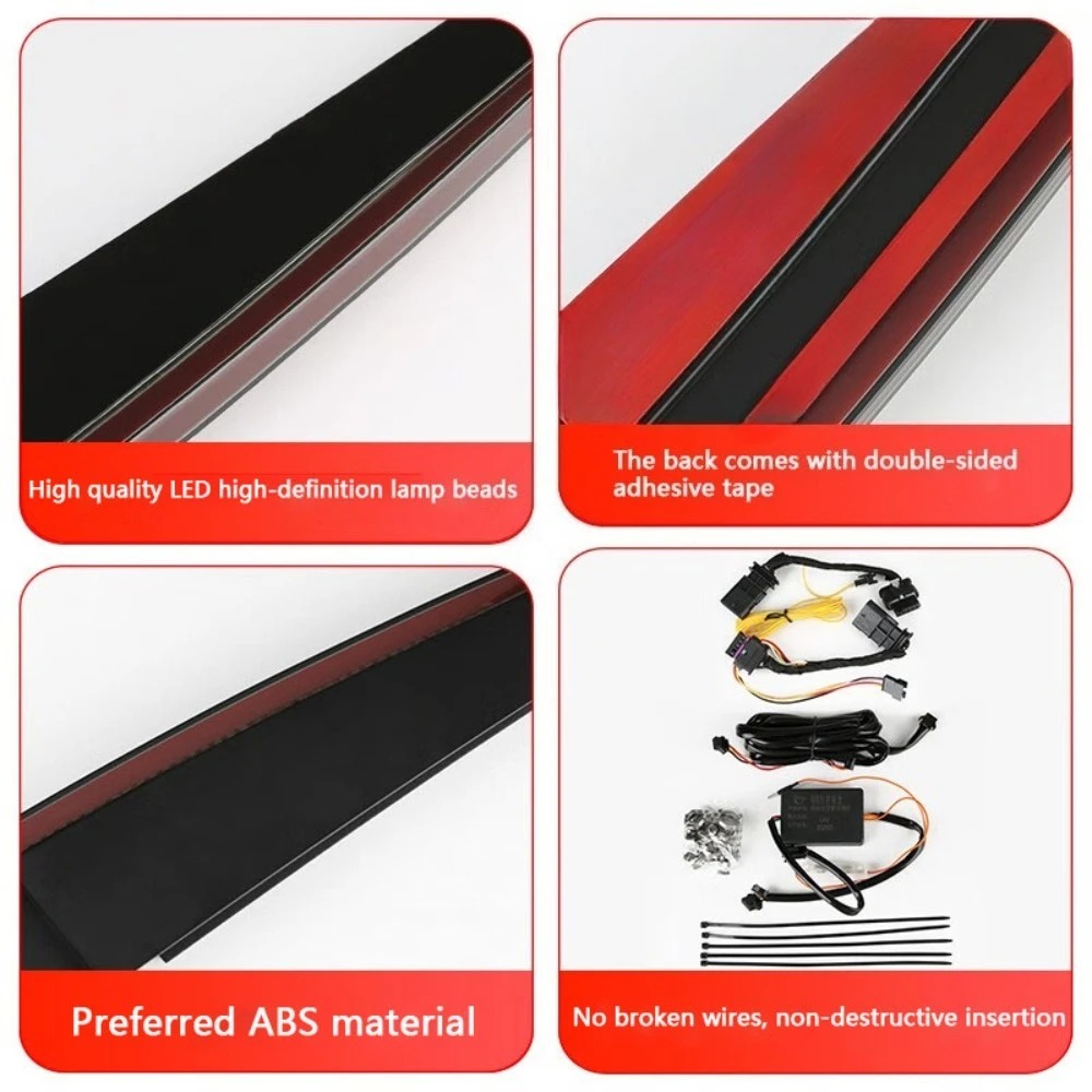 It is suitable for upgrading the dynamic taillight strip of for  Y model through the taillight of Model3
